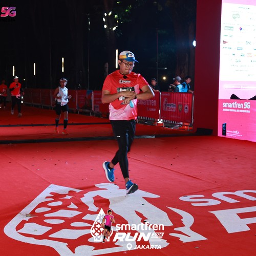 Race photo from SMARTFREN RUN 2026