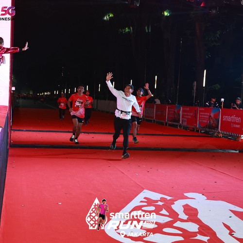 Race photo from SMARTFREN RUN 2026
