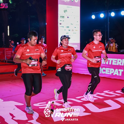 Race photo from SMARTFREN RUN 2026