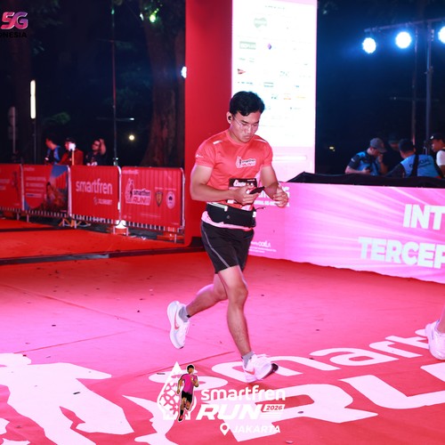 Race photo from SMARTFREN RUN 2026