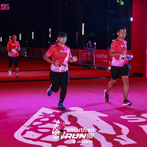 Race photo from SMARTFREN RUN 2026