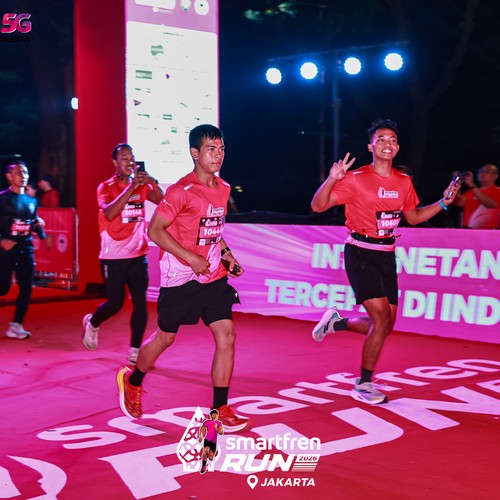 Race photo from SMARTFREN RUN 2026