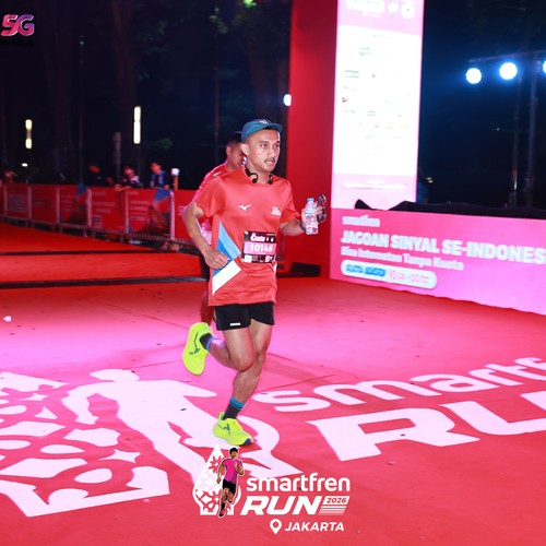 Race photo from SMARTFREN RUN 2026
