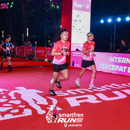 Race photo from SMARTFREN RUN 2026