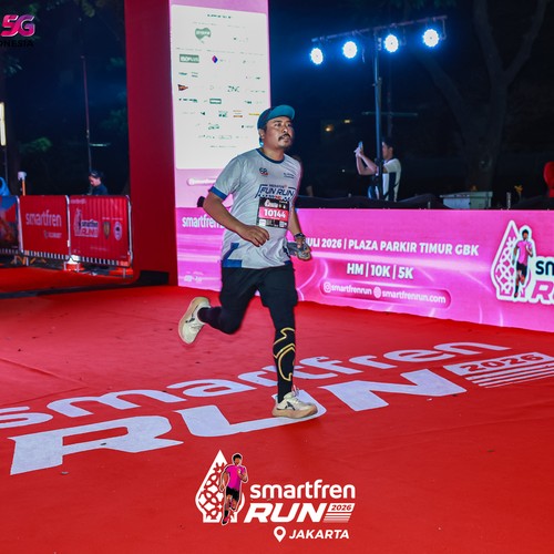 Race photo from SMARTFREN RUN 2026