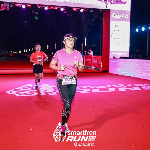 Race photo from SMARTFREN RUN 2026