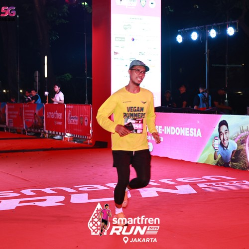 Race photo from SMARTFREN RUN 2026