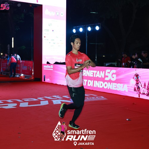 Race photo from SMARTFREN RUN 2026