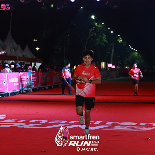 Race photo from SMARTFREN RUN 2026