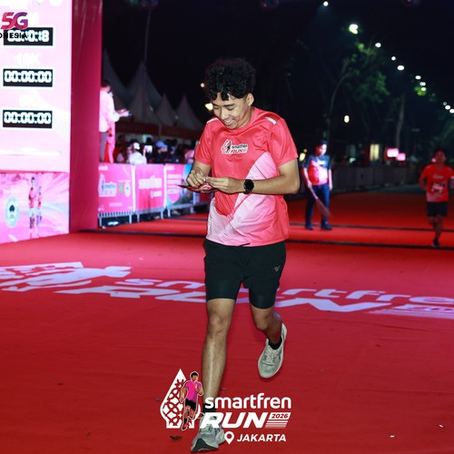 Race photo from SMARTFREN RUN 2026