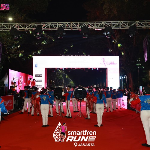 Race photo from SMARTFREN RUN 2026
