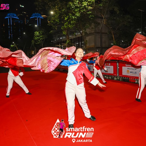 Race photo from SMARTFREN RUN 2026