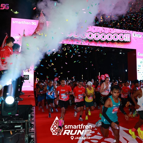 Race photo from SMARTFREN RUN 2026