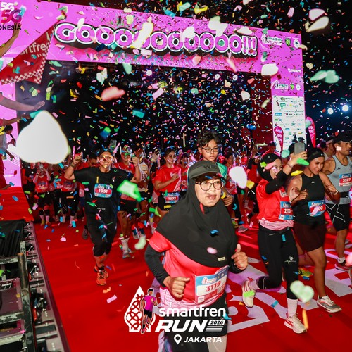 Race photo from SMARTFREN RUN 2026