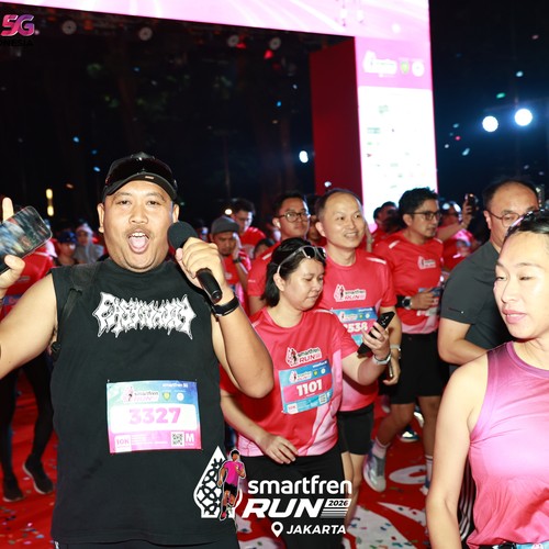 Race photo from SMARTFREN RUN 2026