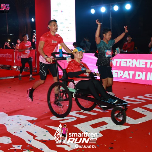Race photo from SMARTFREN RUN 2026