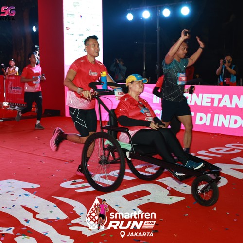 Race photo from SMARTFREN RUN 2026