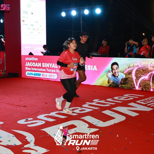 Race photo from SMARTFREN RUN 2026