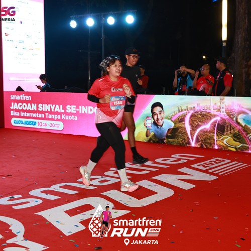 Race photo from SMARTFREN RUN 2026