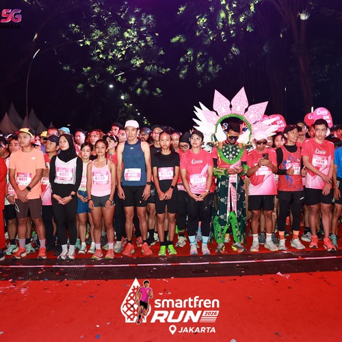Race photo from SMARTFREN RUN 2026