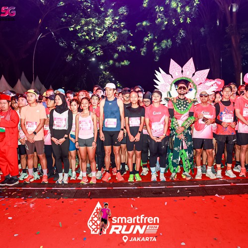 Race photo from SMARTFREN RUN 2026