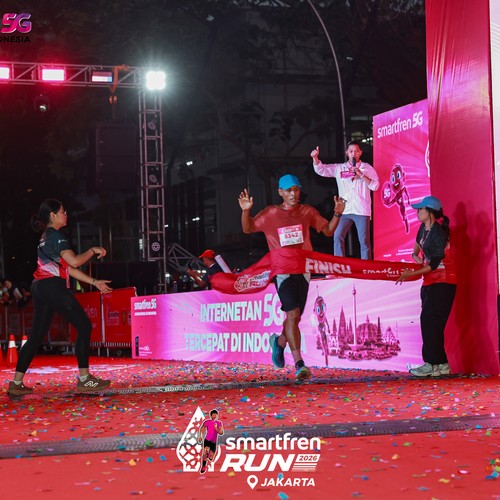 Race photo from SMARTFREN RUN 2026