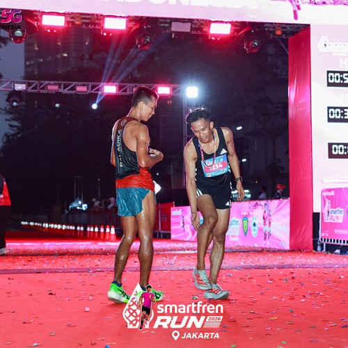 Race photo from SMARTFREN RUN 2026