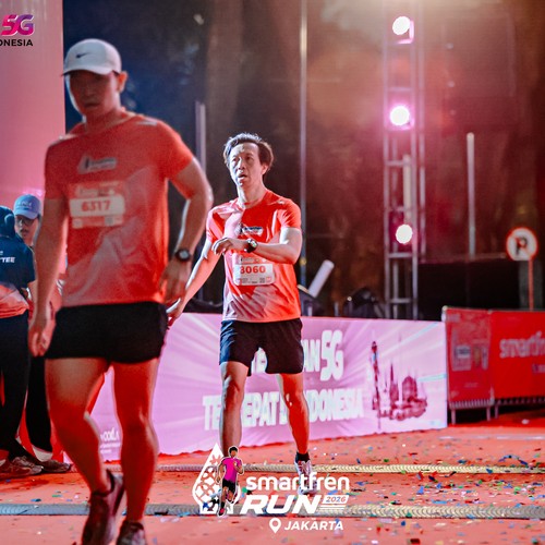 Race photo from SMARTFREN RUN 2026