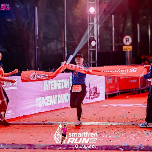Race photo from SMARTFREN RUN 2026