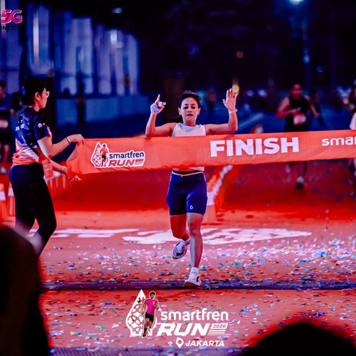 Race photo from SMARTFREN RUN 2026