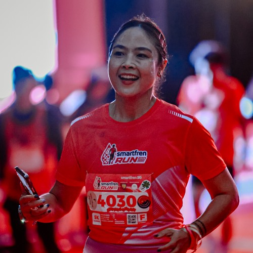 Race photo from SMARTFREN RUN 2026