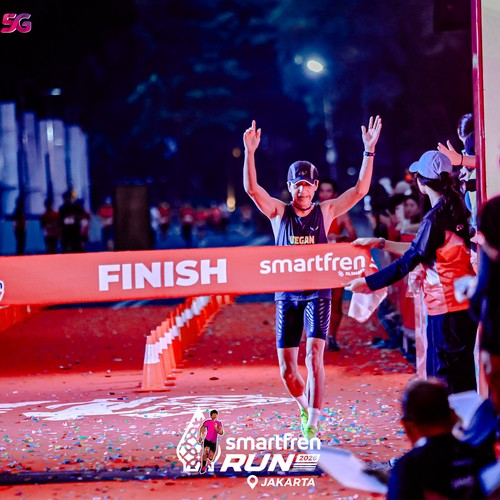 Race photo from SMARTFREN RUN 2026