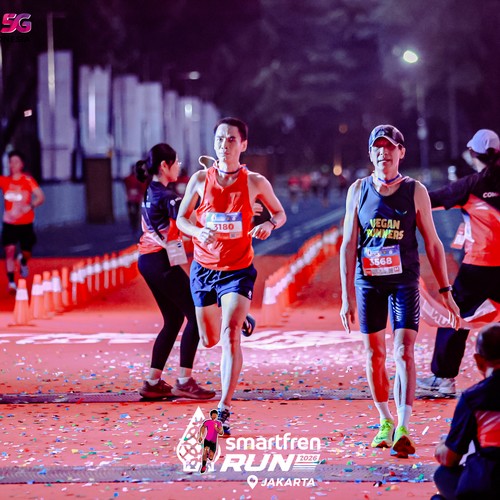 Race photo from SMARTFREN RUN 2026