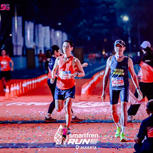 Race photo from SMARTFREN RUN 2026