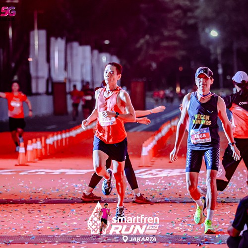 Race photo from SMARTFREN RUN 2026