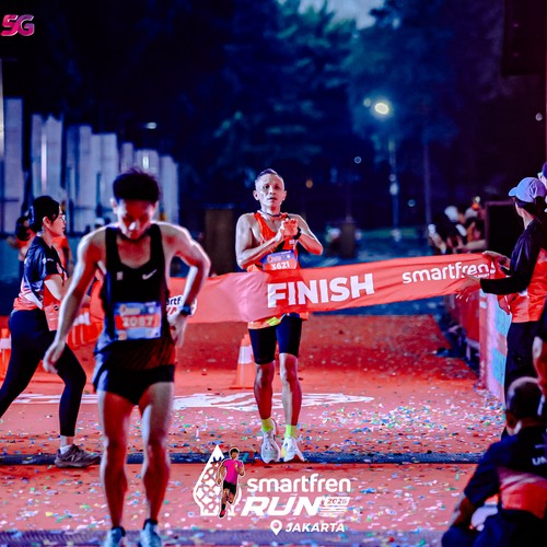 Race photo from SMARTFREN RUN 2026