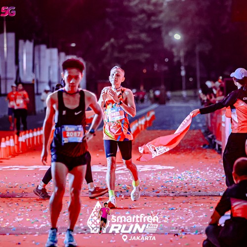 Race photo from SMARTFREN RUN 2026
