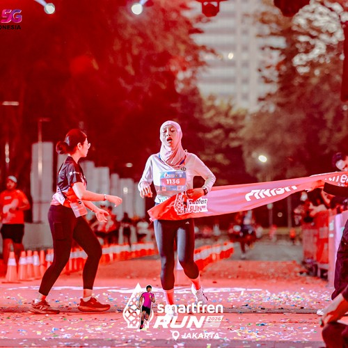 Race photo from SMARTFREN RUN 2026