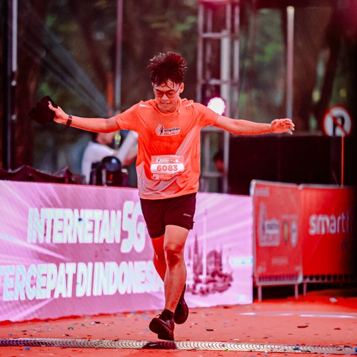 Race photo from SMARTFREN RUN 2026