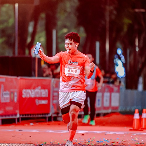 Race photo from SMARTFREN RUN 2026