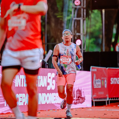 Race photo from SMARTFREN RUN 2026