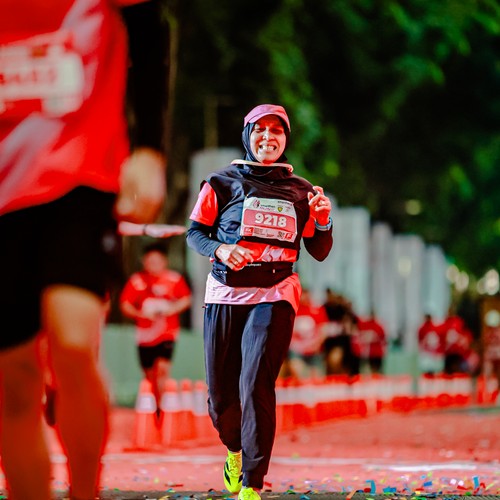 Race photo from SMARTFREN RUN 2026