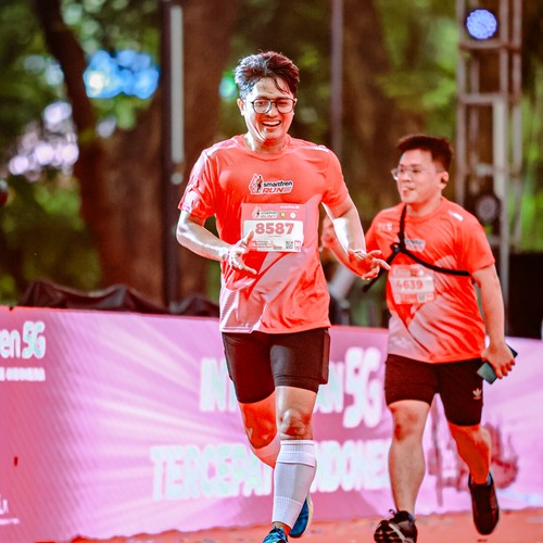 Race photo from SMARTFREN RUN 2026