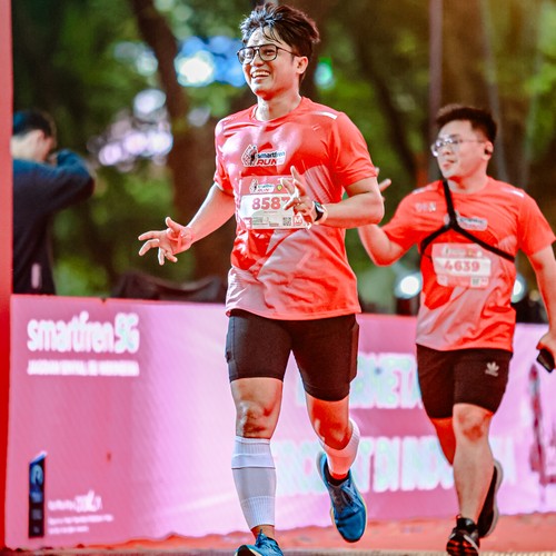 Race photo from SMARTFREN RUN 2026