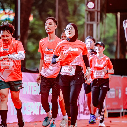 Race photo from SMARTFREN RUN 2026