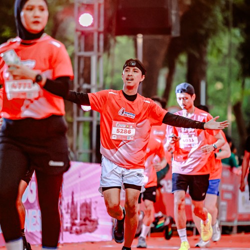 Race photo from SMARTFREN RUN 2026
