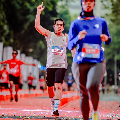 Race photo from SMARTFREN RUN 2026