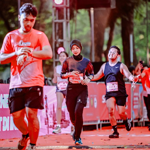 Race photo from SMARTFREN RUN 2026