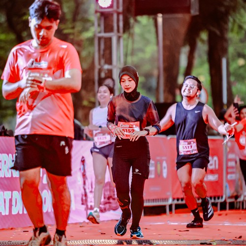 Race photo from SMARTFREN RUN 2026