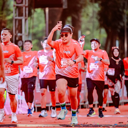 Race photo from SMARTFREN RUN 2026